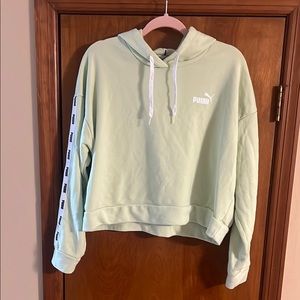 Puma Women's Mint Green Hoodie